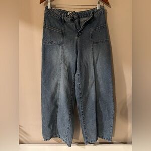 Stylish Blue Denim Jeans madden wide leg size 5‎